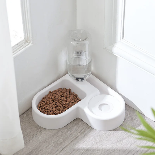 Pawsip - Comedor y bebedor doble automático