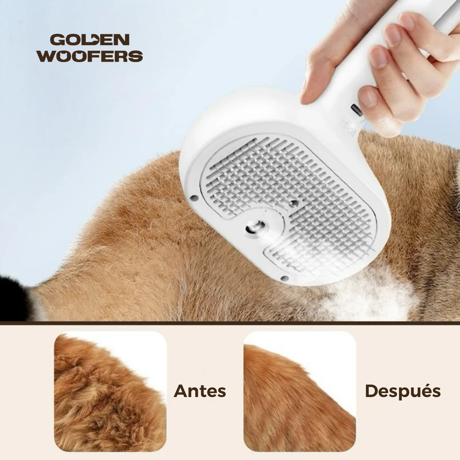 FurClean One - Cepillo Profesional 2 EN 1 para Mascotas