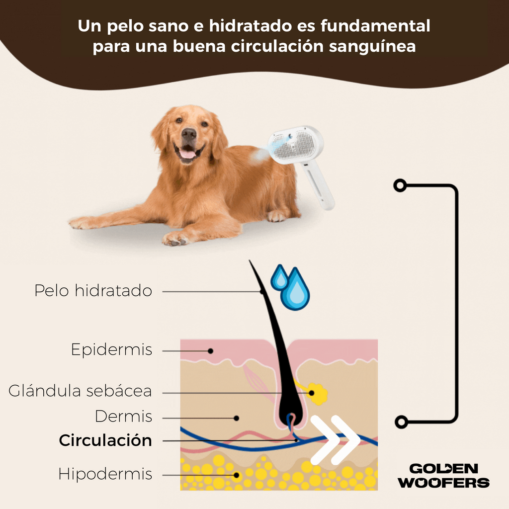 FurClean One - Cepillo Profesional 2 EN 1 para Mascotas